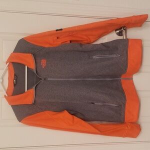 The North Face sweater gray with orange. Womens XL